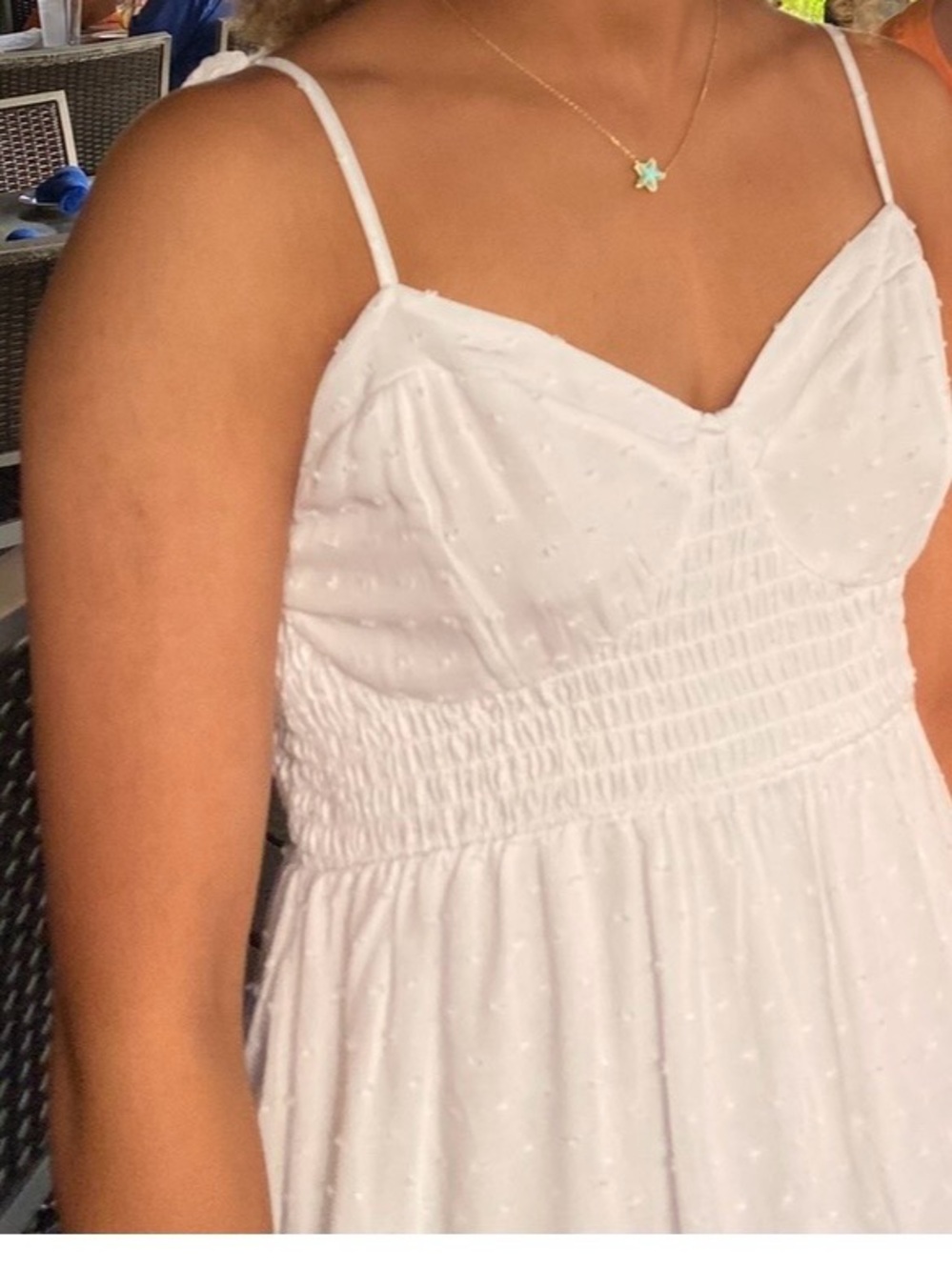 wild fable White Spaghetti Strap Mini Dress